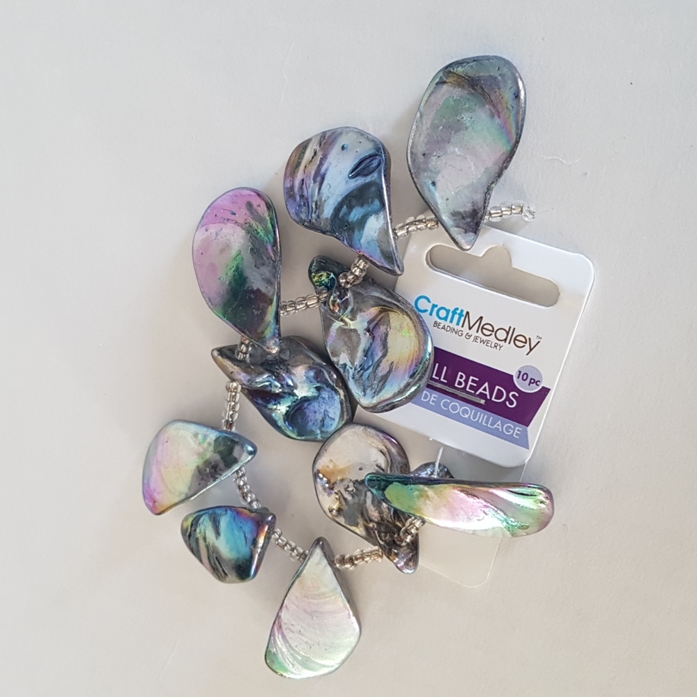 3/25$ 10 pcs Shell Beads with Hole for Beading & Jewelry Projects